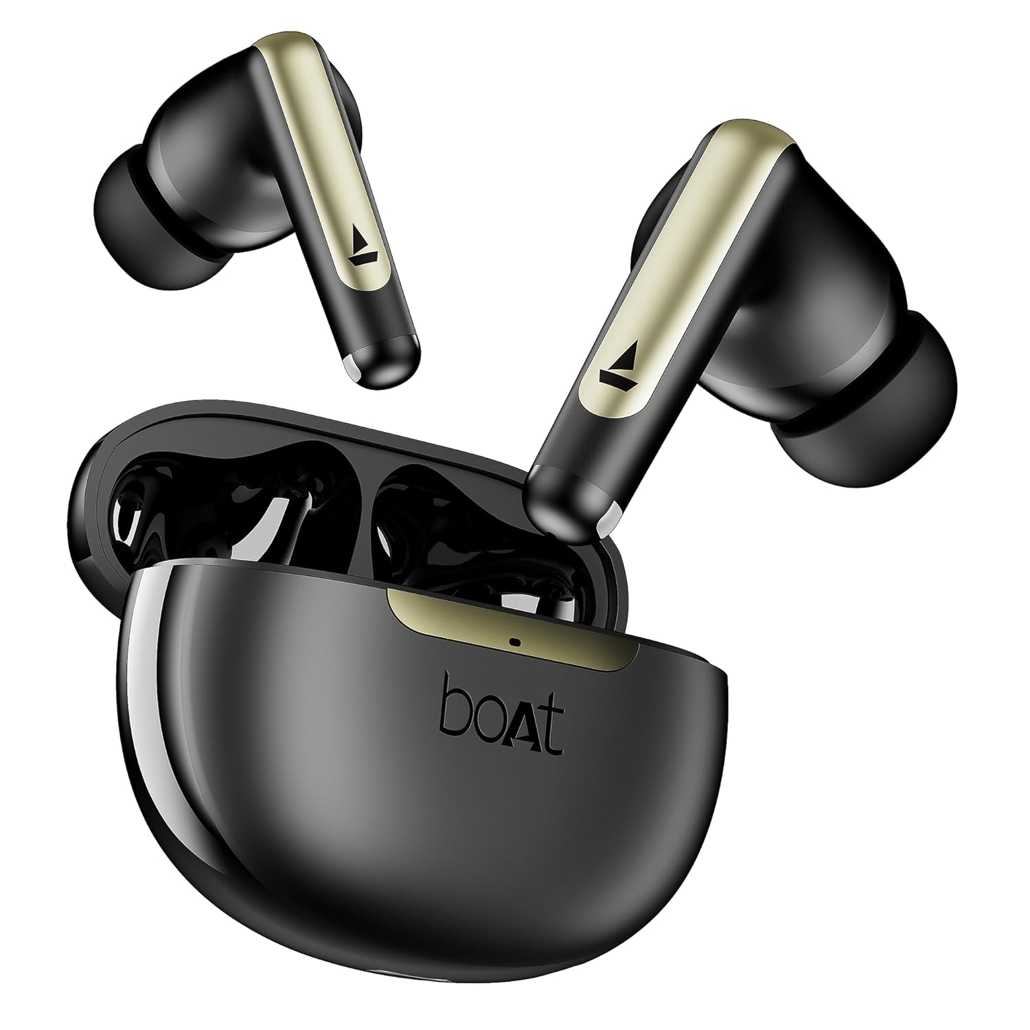 boAt Airdopes 141 Elite ANC (2025), ANC(~35dB), 4Mics ENx Tech, 42H Battery, Fast Charge,Stream Ad Free Music via App Support, IPX5, Bluetooth Earbuds, TWS Ear Buds Wireless Earphones with mic (Black)